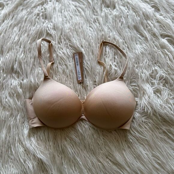 Skims Ultimate Push up Plunge Bra Sand Size 32D - Picture 1 of 10